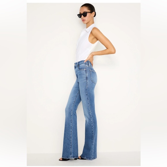 Good American Denim - Good American Light Blue Flare Jeans